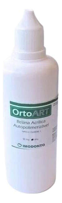 Resina Acrílica Cores Normais OrtoArt 80g - Imodonto