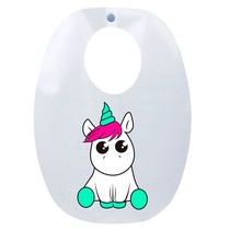 Babador Impermeável Infantil - Unicórnio - FunWork