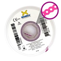 Elástico Corrente Médio Rosa Pérola 1,5m - Morelli