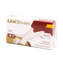 Luva para Procedimento Látex Powder Free Conforto Premium Quality - Unigloves