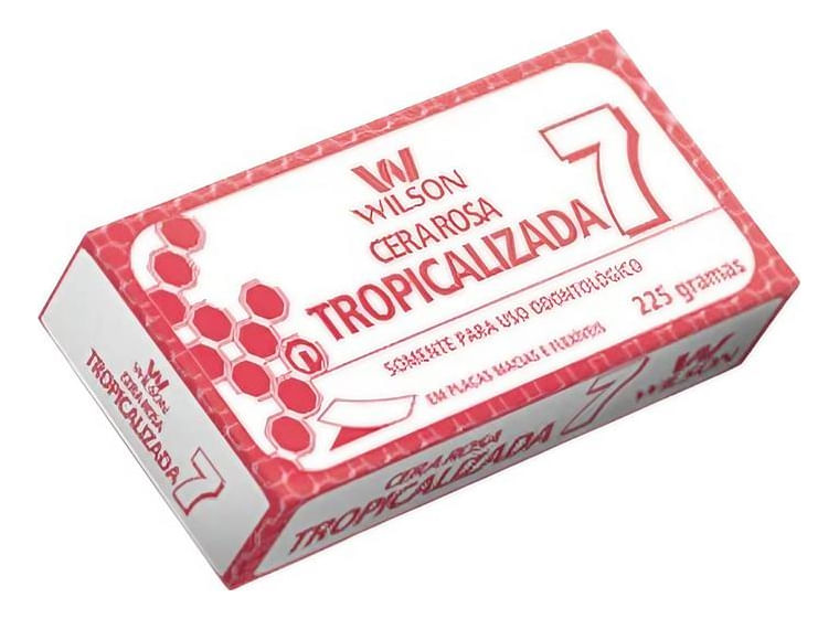 Cera Rosa 7 Tropicalizada c/18 Laminas Wilson - Polidental