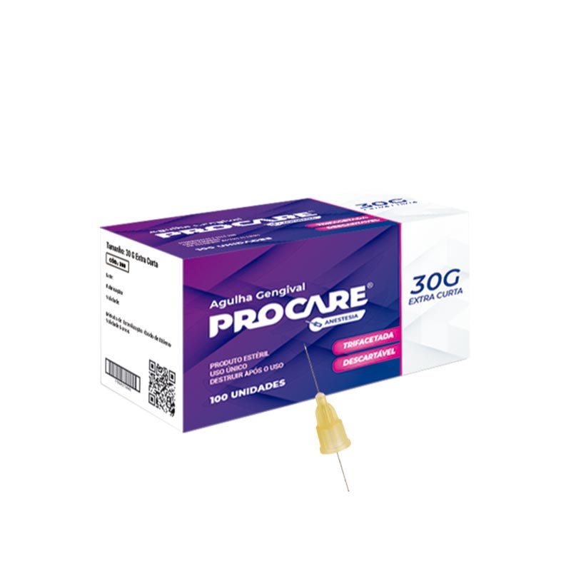 Agulha Gengival 30G 15mm Extra Curta - Procare