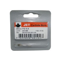 Broca Carbide Cirúrgica Esférica 25mm FG Nº 6 - Jet