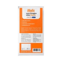 Luva Látex Cirúrgica Estéril com Pó P - Medix