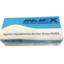 Agulha Hipodérmica 30x8mm 21G - Injex