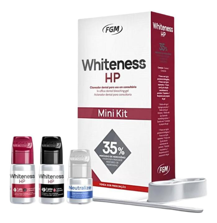Mini Kit Clareador Whiteness HP 35% - FGM