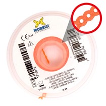 Elástico Corrente Longo Laranja Cristal 1,5m - Morelli