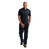 Pijama Scrub Cirúrgico Masculino Malha Manga Curta Polo Preto GG - Dra. Cherie