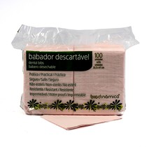 Babador Impermeável Rosa - Biodinâmica