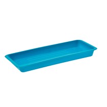 Bandeja para Esterilização Plástica 20x10x2cm para 7 Instrumentos Azul - Fava
