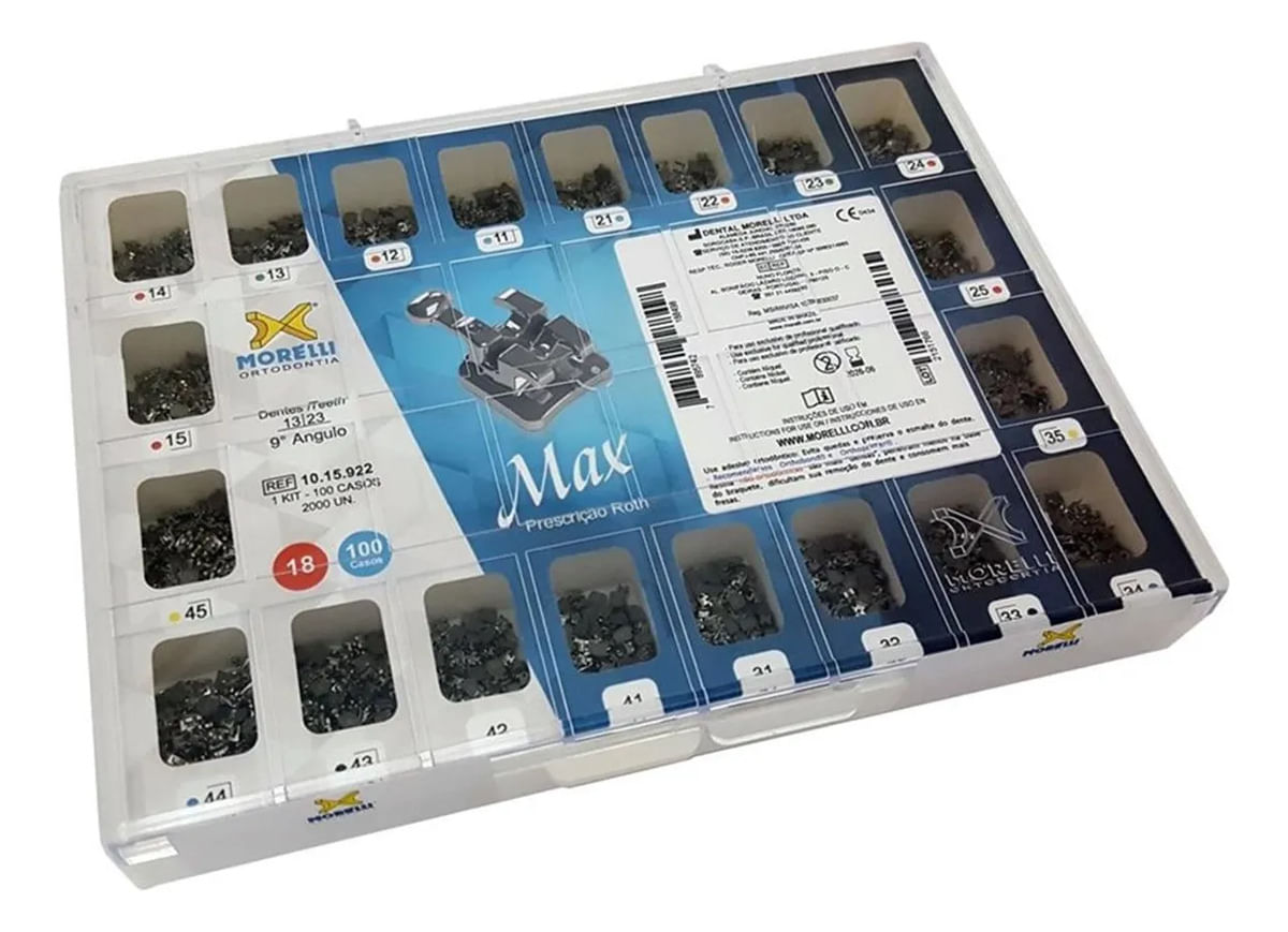 Bráquete de Aço Roth Max 9° 018 Kit - Morelli