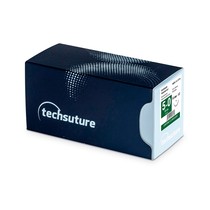 Fio de Sutura de Nylon Azul 5,0 55cmx15 mm 1/2 Agulha Triangular Reverso R 12unid. - Techsuture