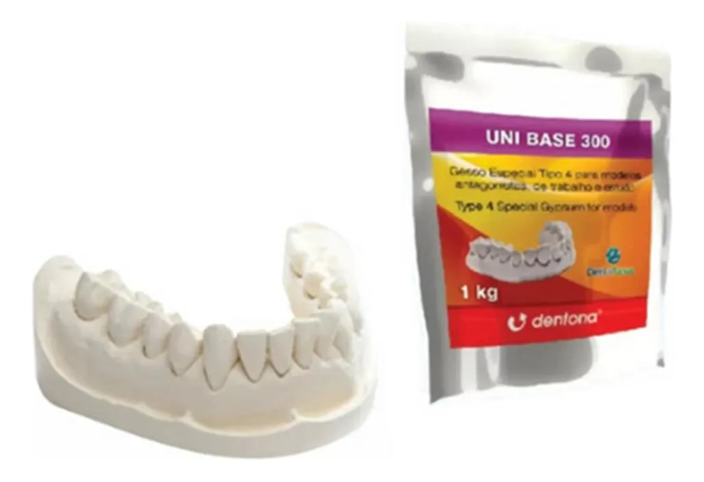 Gesso Pedra Ivory Marfin Especial Uni Base 300 Tipo IV - Dentona