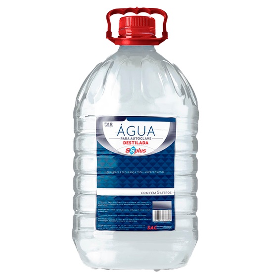 Água Destilada para Autoclave 5L - SSPLUS