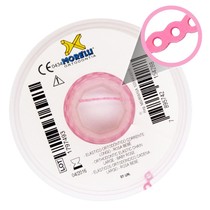 Elástico Corrente Longo Rosa Bebê 1,5m - Morelli