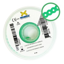 Elástico Corrente Médio Verde Cristal 1,5m - Morelli