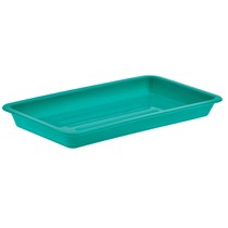 Bandeja para Esterilização Plástica 20x10x2cm para 7 Instrumentos Verde - Fava