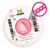 Elástico Corrente Médio Pink Cristal 1,5m - Morelli