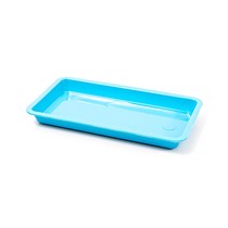 Bandeja para Esterilização Plástica 20x10x2cm Azul - Fava