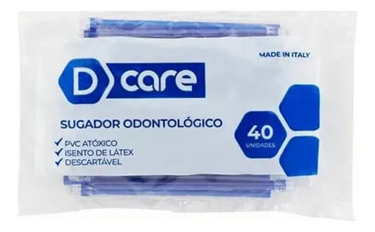 Sugador Odontológico Descartável - D Care