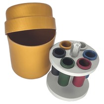 Broqueiro Autoclavável Endobox Dourado 1unid - Golgran