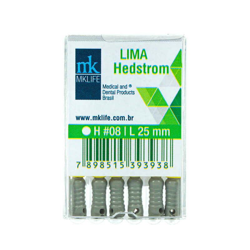 Lima Hedstroem Nº 8 25 mm 6unid. - MK Life