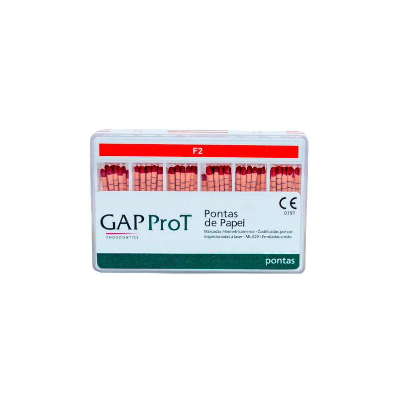 Ponta de Papel Absorvente ProT F2 - 100unid. - GAP