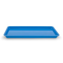 Bandeja para Esterilização Plástica 22,4x12,8x1,4cm Média Azul Claro - Lysanda