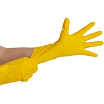 Luva de Limpeza Amarela M - Medix