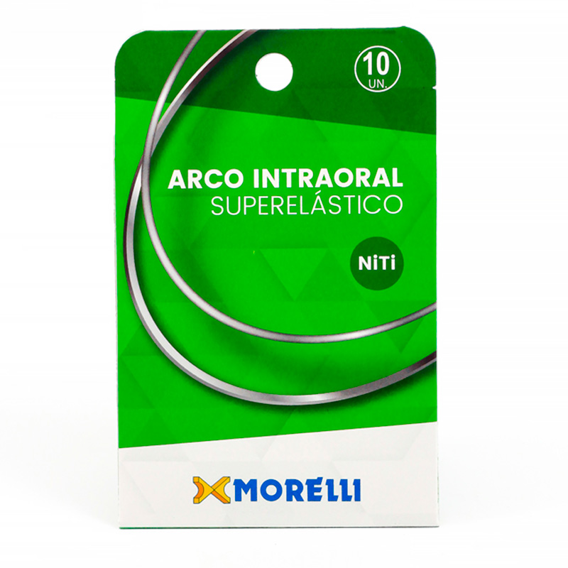 Arco Superelástico Niti Retangular 0,48X0,63mm (0.019''X0.025'') Grande - Morelli