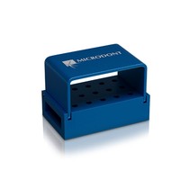 Broqueiro em Alumínio Autoclavável 15 Pontas FG Azul - Microdont