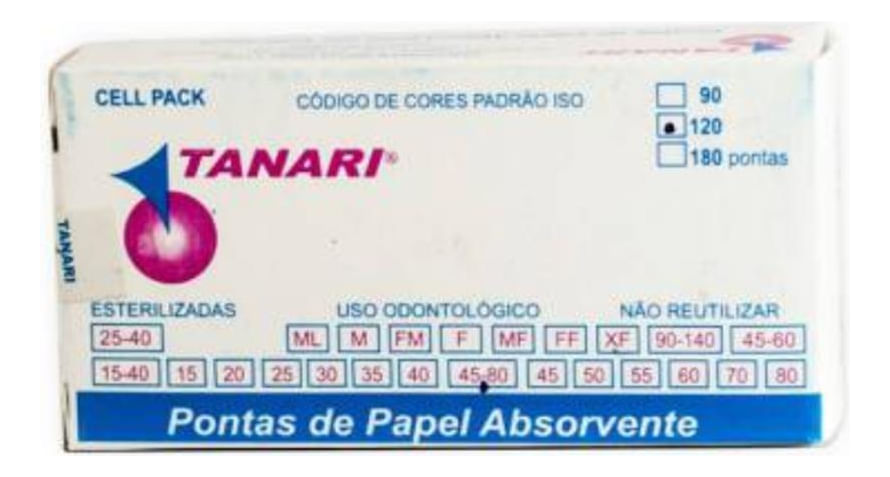 Ponta de Papel Absorvente Cell-Pack 45 com 120un - Tanari