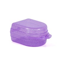 Caixa para Aparelho Ortodôntico Glitter Lilás - Indusbello
