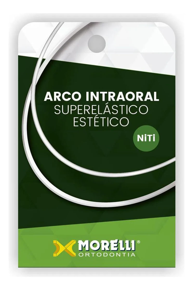 Arco Niti Estético Superelástico Retangular - Morelli