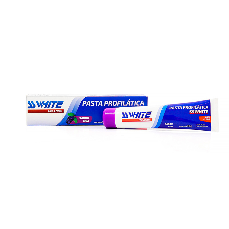 Pasta Profilática com Flúor Uva 90g - SS White