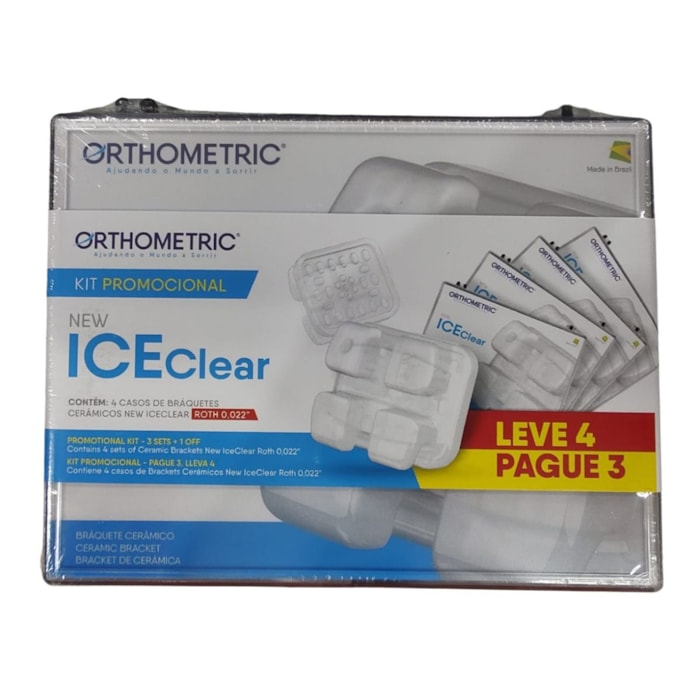 Bráquete Cerâmico New IceClear Roth 022 - Leve 4 Pague 3 - Orthometric