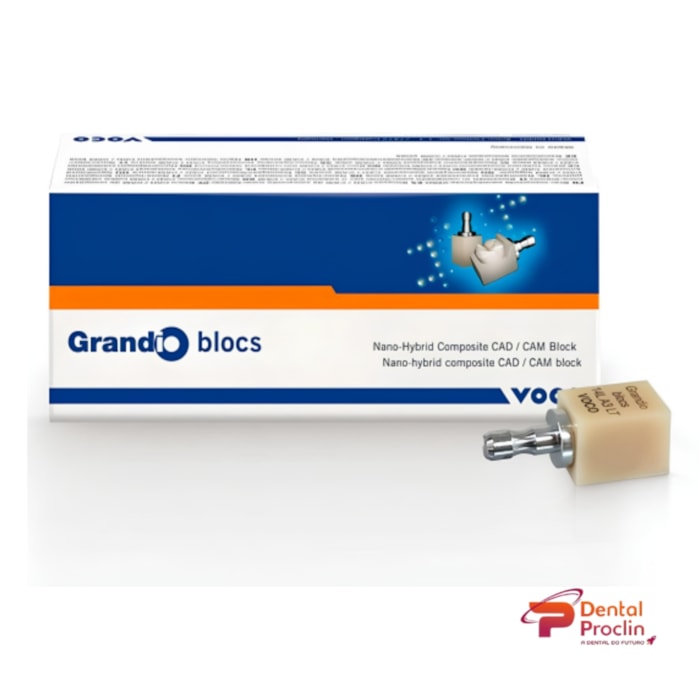 Bloco CAD/CAM Grandio Blocs Nº 12 - LT BL - Voco Validade: 04/27