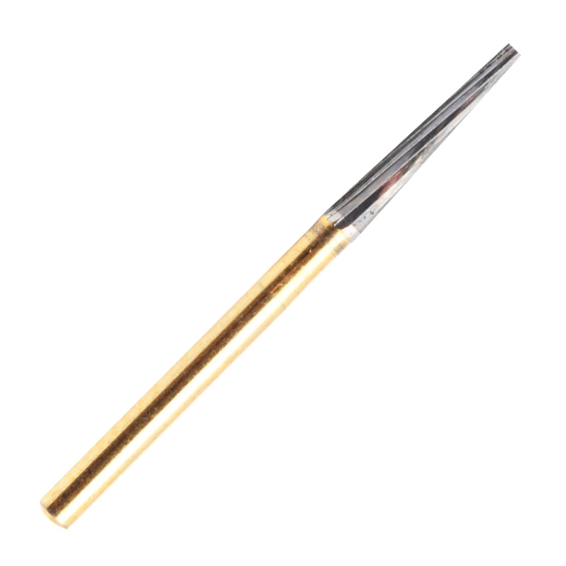 Broca Carbide Multilaminada Cilíndrica Cônica para Desbaste 12 Lâminas FG Nº 7214F - Microdont