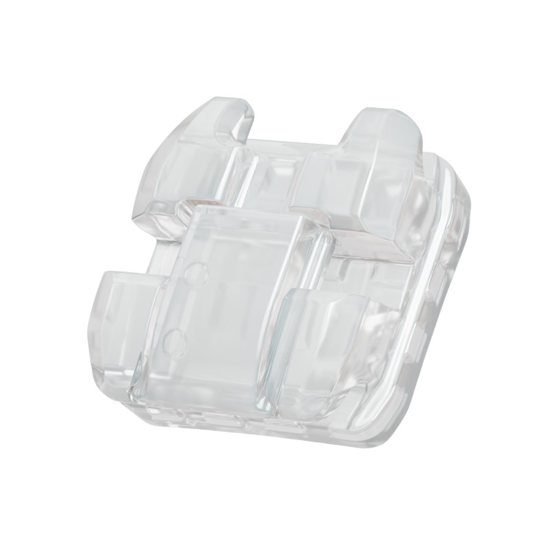 Bráquete Cerâmico Autoligado Iceram Total Glass Roth 0,022'' Dente 33 - Orthometric