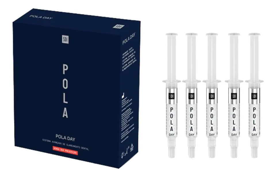 Kit Clareador Pola Day 7,5% com 5 Seringas - SDI