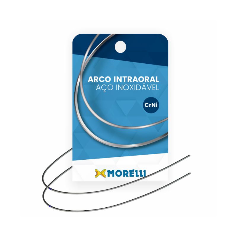 Arco Intraoral Superior CrNi Retangular - Morelli