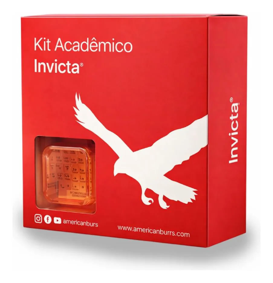 Kit Acadêmico Dentistica UNIFTEC - American Burrs