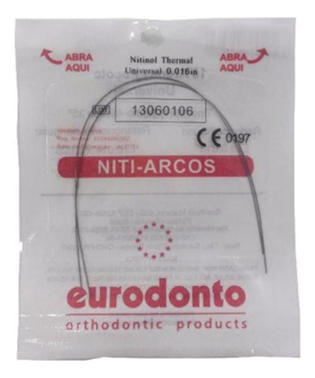 Arco Niti Termo Ativado Inf C/10 - Eurodonto