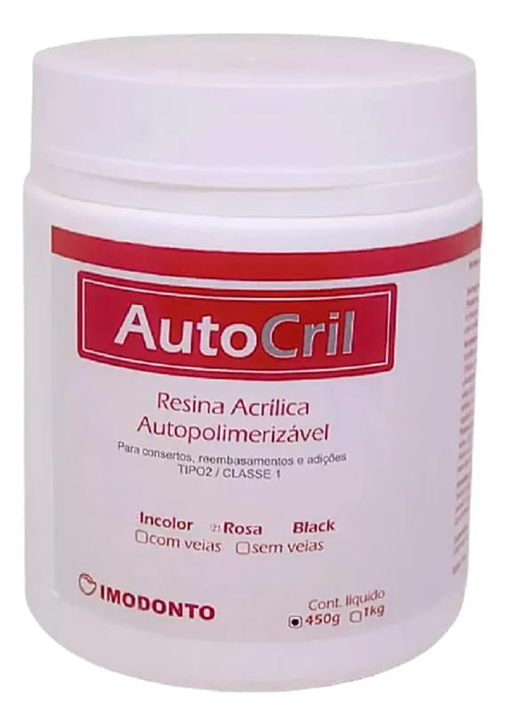 Resina Acrílica Autocril - Imodonto