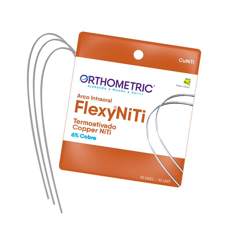 Arco Flexy NiTi Copper ALX Retangular 0,018'' x 0,025" Superior - Orthometric